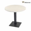 Beton tafelblad rond Licht grijs diverse maten